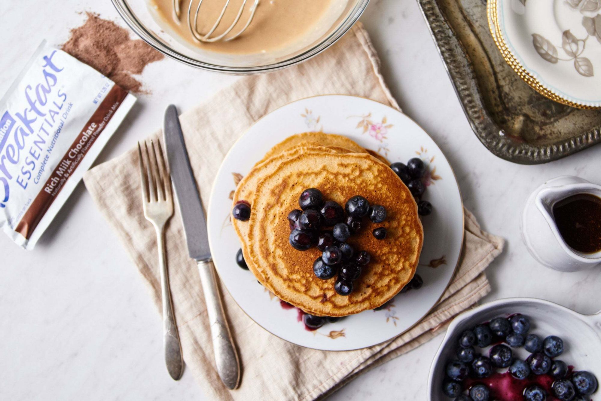 Carnation Breakfast Essentials Milk Chocolate Pancake Waffle Batter